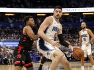 Nikola Vucevic (R) speaks very highly of Novak Djokovic